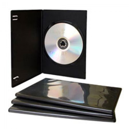 Boîtiers slim pour DVD 7mm (x10), pour 1 DVD, couleur Noir, Boîtiers /  Jaquettes