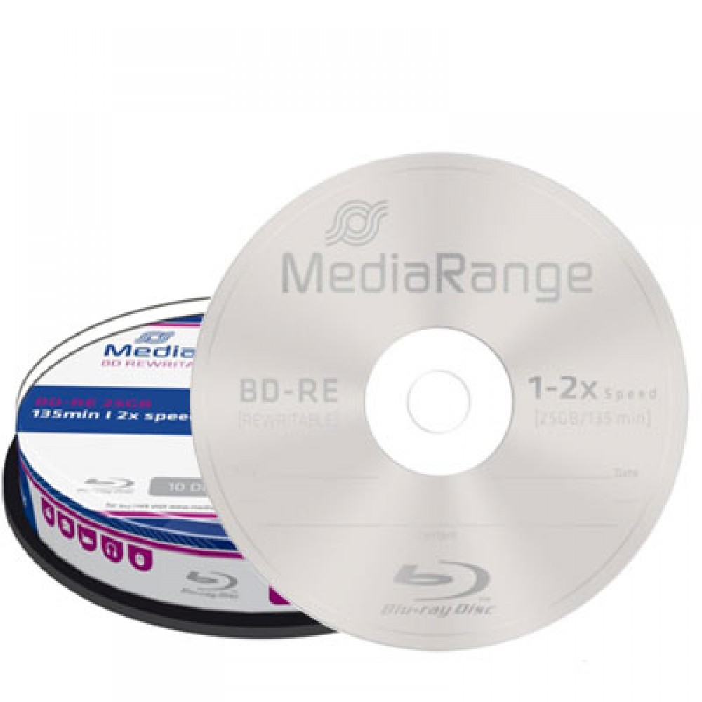 MediaRange DVD+R Double Layer 8.5 GB 8x imprimée 25 pièces